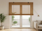 Roller Blind Brown 120 x 220 cm Bamboo 42039799