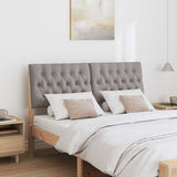 Upholstered Headboard Taupe 150 cm Solid Pine Wood 879337