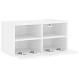TV Wall Cabinet White 60x30x30 cm Engineered Wood 836854
