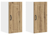 Wall Cabinet PORTO 2 pcs Artisan Oak 30 x 31 x 80 cm 885374
