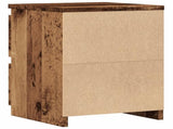 Bedside Cabinets 2 pcs Old Wood 30x30x40 cm Engineered Wood 855847