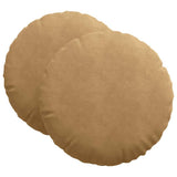 Seat Cushions 2 pcs Brown 80 x 29 cm Velvet 42014256