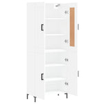 Highboard White 69.5x34x180 cm Engineered Wood 3199553