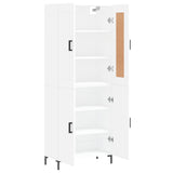 Highboard White 69.5x34x180 cm Engineered Wood 3199553