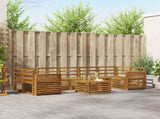 Sofa Sets 8 pcs Natural Solid Acacia Wood 3374534