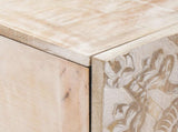 Bathroom Sink Cabinet White 62 x 33 x 58 cm Solid Mango Wood 4018387
