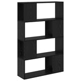 TV Cabinet Set Black 80 x 24 x 125 cm Engineered Wood 875202