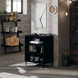 806059 Sideboard Black 57x35x70 cm Engineered Wood