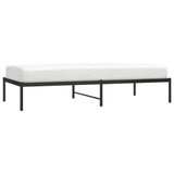 Metal Bed Frame without Mattress Black 90x190cm 350838