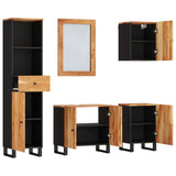 5 Piece Bathroom Furniture Set Solid Wood Acacia 3200646
