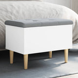 Storage Bench White 62x42x46 cm Engineered Wood 835068