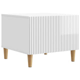 Coffee Table High Gloss White 49 x 50 x 40 cm Engineered Wood 894739