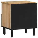 ZNTS Bedside Cabinet 40x33x46 cm Solid Wood Mango 358218