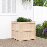 Garden Planter 70x70x70 cm Solid Wood Pine 837434