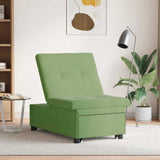 Sofa Bed Light Green 194 x 67 x 82 cm Velvet 42008597