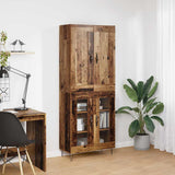 Highboard Old Wood 69.5 x 34 x 180 cm Engineered Wood 3403168