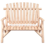 Garden Bench Natural wood Solid spruce wood Medium Ergonomic 363347