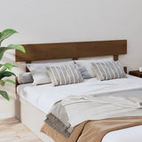Bed Headboard Honey Brown 154x3x81 cm Solid Wood Pine 819078