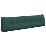 Back Pillow Dark Green 180 x 24 x 50 cm Fabric 42014562