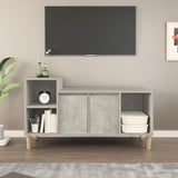 TV Cabinet Concrete Grey 100x35x55 cm Engineered Wood 821176