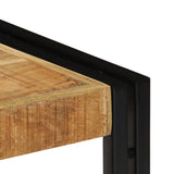 Tv Stand Natural wood Solid Mango Wood and Powder-Coated Iron 247808