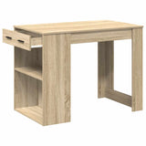 ZNTS Desk with Drawer and Shelf Sonoma Oak 102x62x77.5 cm Engineered Wood 858688