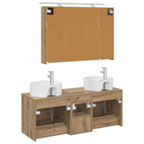 Bathroom Furniture Set 4 pcs Artisan Oak 3406902