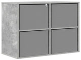 Sideboard with Drawer Concrete Grey 68.5 x 32 x 67 cm 8000543