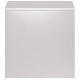 Plant Stand 2 pcs Silver 40 x 40 x 40 cm Steel 8012525