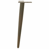 Coffee Table Legs Conical Shape 4 pcs Natural Steel 42-43 cm Steel 4012515