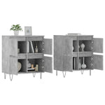 Sideboards 2 pcs Concrete Grey Engineered Wood 3190177