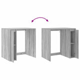 Wash Machine Cabinet with Storage Grey Sonoma 87 x 60 x 89 cm 8006805