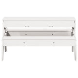 Picnic Table with Sandpit for Kids White Solid Wood Pine 832593