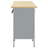 Work Cabinet with Drawer 4 pcs Red and Grey 200 x 55 x 85 cm 3321385