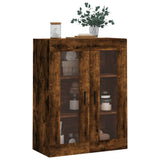Wall Mounted Cabinet Smoked Oak 69.5x34x90 cm 828497