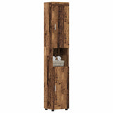 Bathroom Cabinet Set TULUM Old Wood 37 x 31.5 x 203 cm 880359