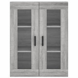Highboard Grey Sonoma 69.5x34x180 cm Engineered Wood 3198287