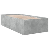 Bed Frame without Mattress Concrete Grey 100x200 cm 3280961