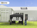 2 x 2 m Garden Pop Up Gazebo, Wedding Party Tent Marquee, Water Resistant Awning Canopy with T3398P314109