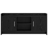TV Cabinet 102 x 33 x 47 cm Black Oak Engineered Wood 8011164