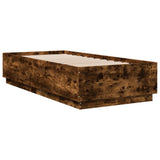Bed Frame without Mattress Smoked Oak 90x200 cm 3209727