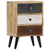 ZNTS Bedside Cabinet 40x30x60 cm Solid Mango Wood 282875