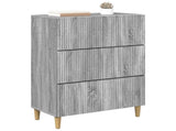 Drawer Cabinet Grey Sonoma 66 x 34.5 x 90 cm Engineered Wood 894611