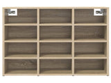 Shoe Cabinet Sonoma Oak 77.5 x 30 x 67 cm Engineered Wood 808714
