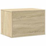 857726 Cat Litter Box Enclosure Sonoma Oak 60x40x40 cm Engineered Wood