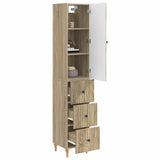 Cabinet Set 2 pcs 33 x 34.5 x 90 cm Engineered Wood 3416468