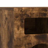TV Cabinet Smoked Oak 80 x 35 x 40 cm Engineered Wood 891279
