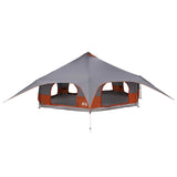 Family Tent Grey and Orange 18-Person 42017399