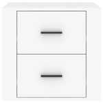 ZNTS Bedside Cabinet White 50x39x47 cm 816704