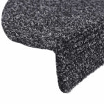 ZNTS Stair Mats Self-adhesive 30 pcs Dark Grey 65x21x4 cm 3365656